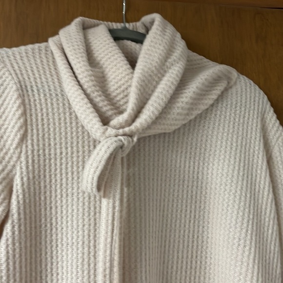 My Story size Large cowl collar waffle knit top - Picture 3 of 7